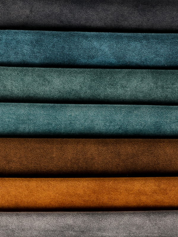 Sofa Samt gedruckter Stoff