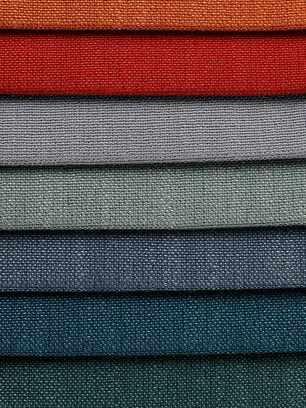 Nautilus -Sofa -Polyester- und Leinenstoffe