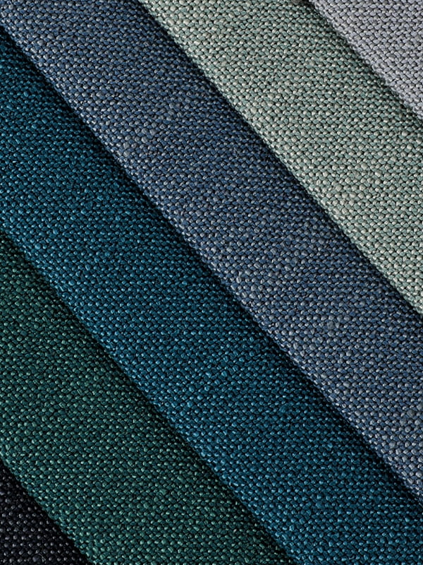 Nautilus -Sofa -Polyester- und Leinenstoffe Nautilus -Sofa -Polyester- und Leinenstoffe