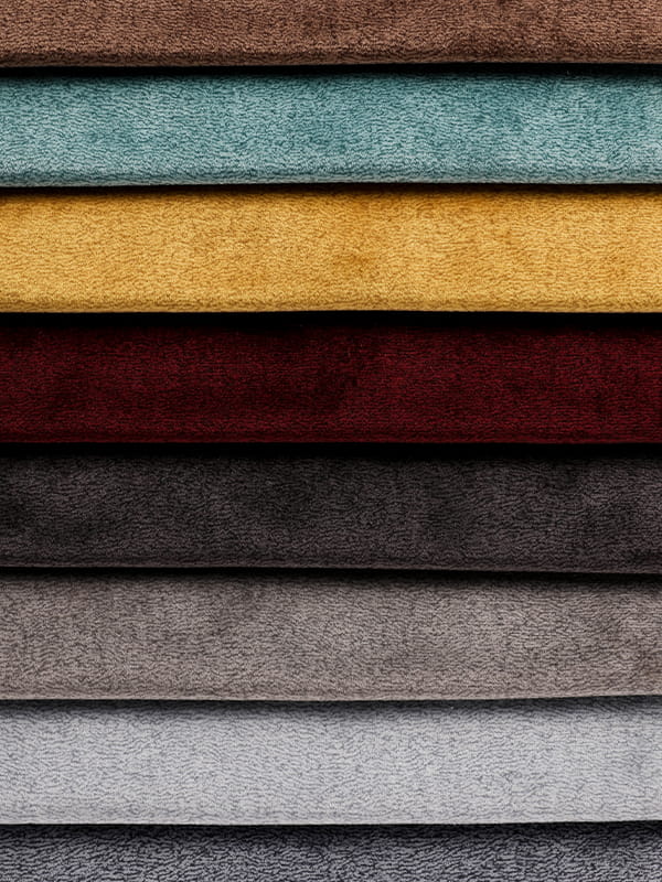 Sofa bedruckter Stoff