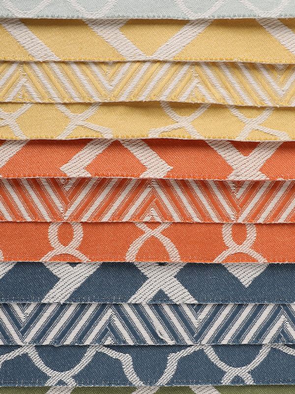 Farbgewebe Jacquard Stoff